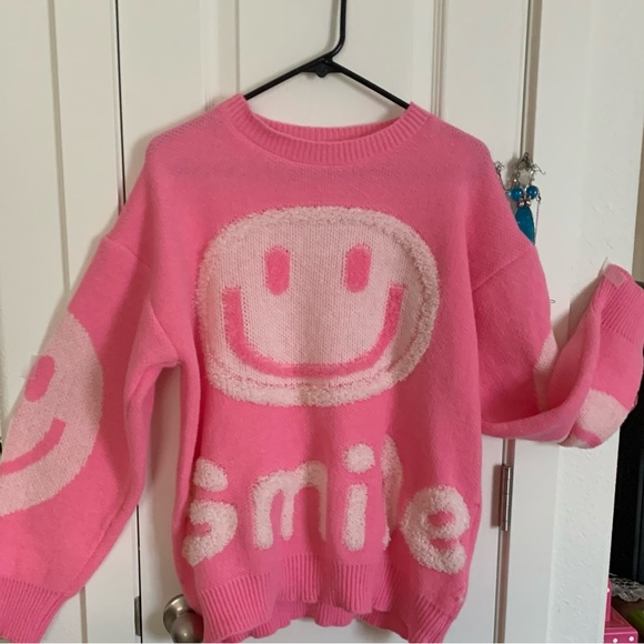 Sweaters - Pink Crew & Scoop Necks Sweater